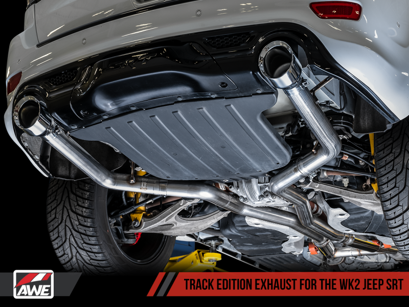 Load image into Gallery viewer, AWE Tuning 2020 Jeep Grand Cherokee SRT Track Edition Exhaust - Chrome Silver Tips
