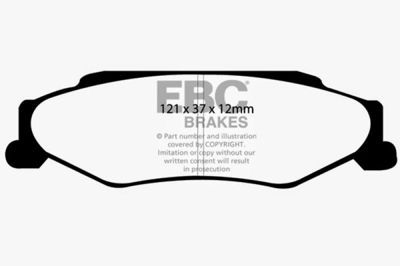 Load image into Gallery viewer, EBC 03-04 Cadillac XLR 4.6 Ultimax2 Rear Brake Pads
