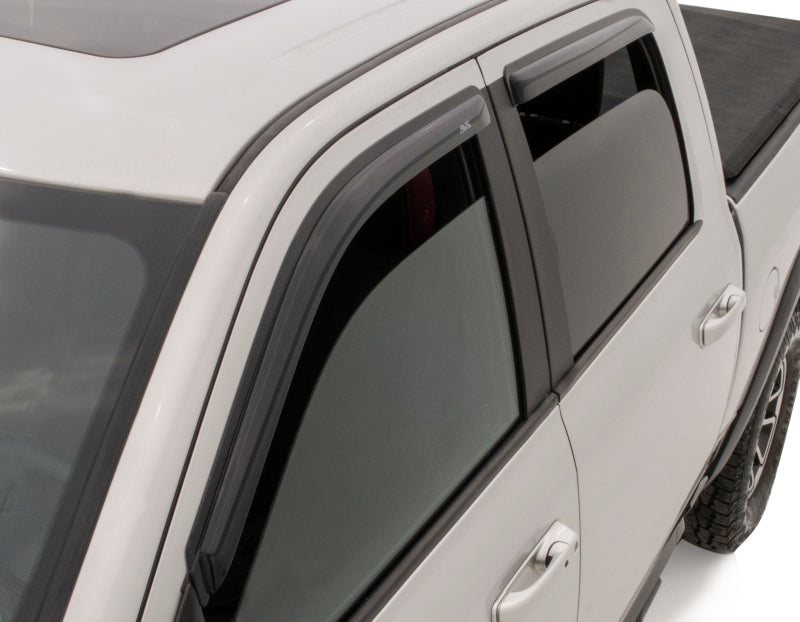 Load image into Gallery viewer, AVS 09-18 Dodge RAM 1500 Crew Cab Ventvisor Outside Mount Window Deflectors 4pc - Smoke
