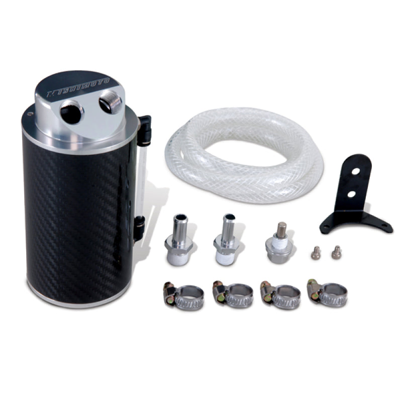 Load image into Gallery viewer, Mishimoto Carbon Fiber Oil Catch Can 10mm Fittings

