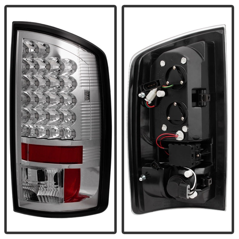 Load image into Gallery viewer, Spyder Dodge Ram 07-08 1500/Ram 07-09 2500/3500 LED Tail Lights Chrome ALT-YD-DRAM06-LED-C
