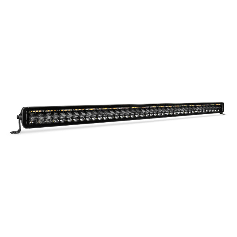 Load image into Gallery viewer, Go Rhino Xplor Blackout Combo Series Dbl Row LED Light Bar w/Amber (Side/Track Mount) 40in. - Blk
