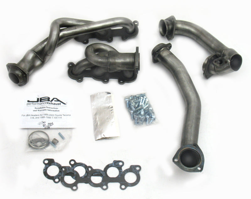 Load image into Gallery viewer, JBA 01-04 Toyota 3.4L V6 w/o EGR 1-1/2in Primary Raw 409SS Cat4Ward Header
