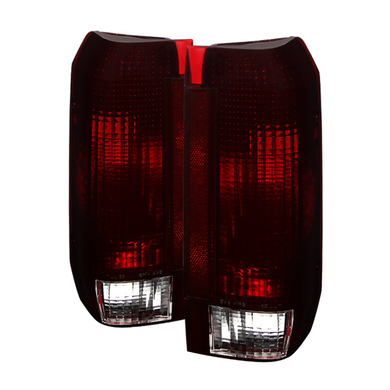 Load image into Gallery viewer, Xtune Ford Bronco F150 F250 F350 F450 92-96 OE Style Tail Lights Red Smoked ALT-JH-FB92-OE-RSM
