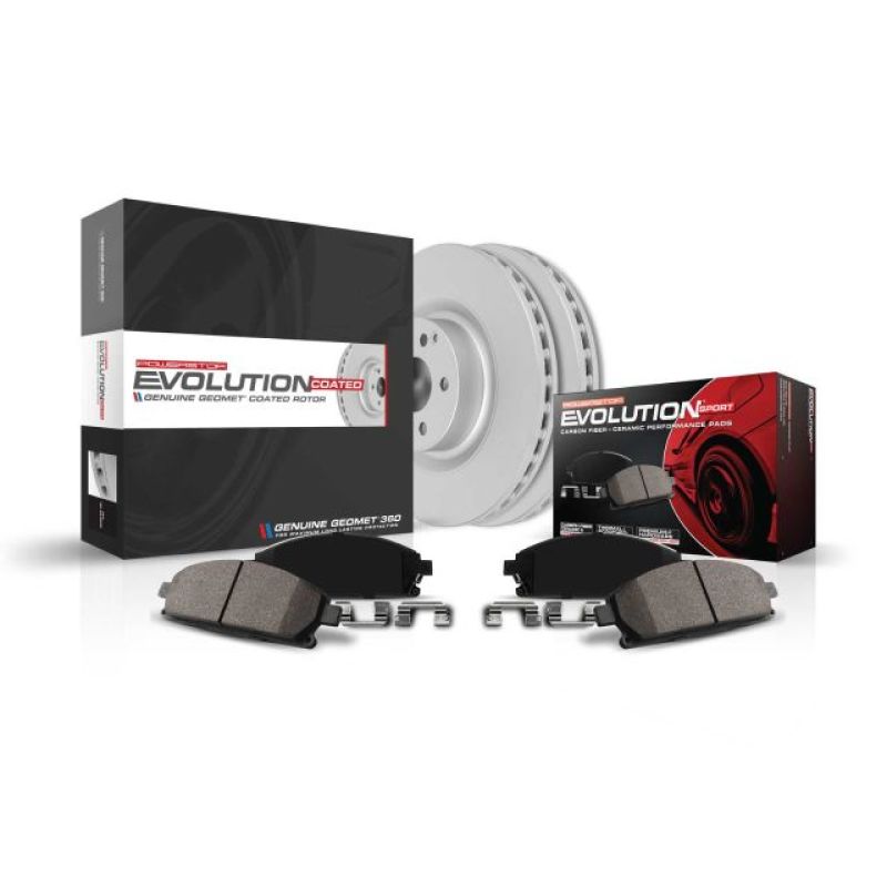 Load image into Gallery viewer, Power Stop 1997 Volvo 850 Rear Z23 Evolution Sport Coated Brake Kit
