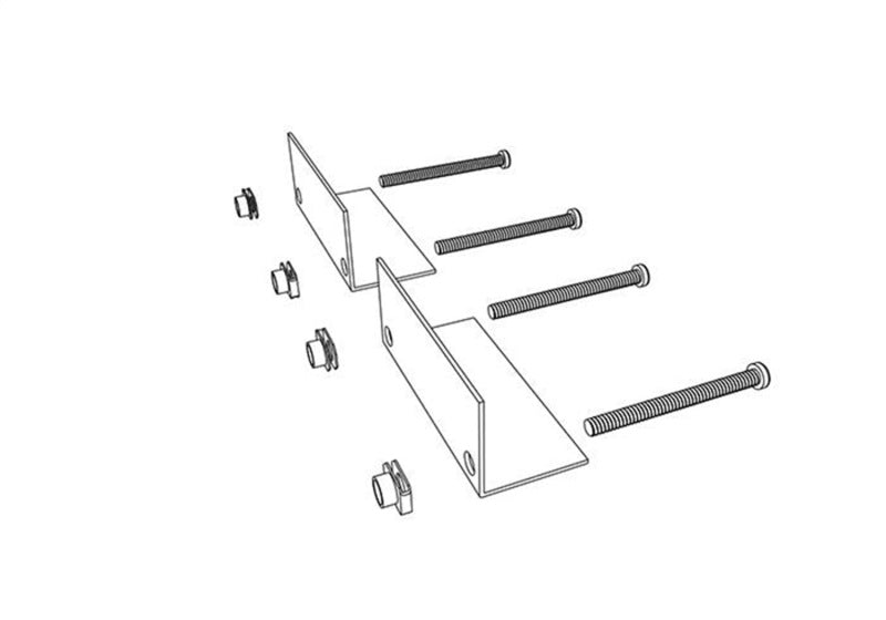 Load image into Gallery viewer, BAK BAKBox2 Clamping Brackets (AB) Qty 2 (w/ U-Nuts &amp; Screws)
