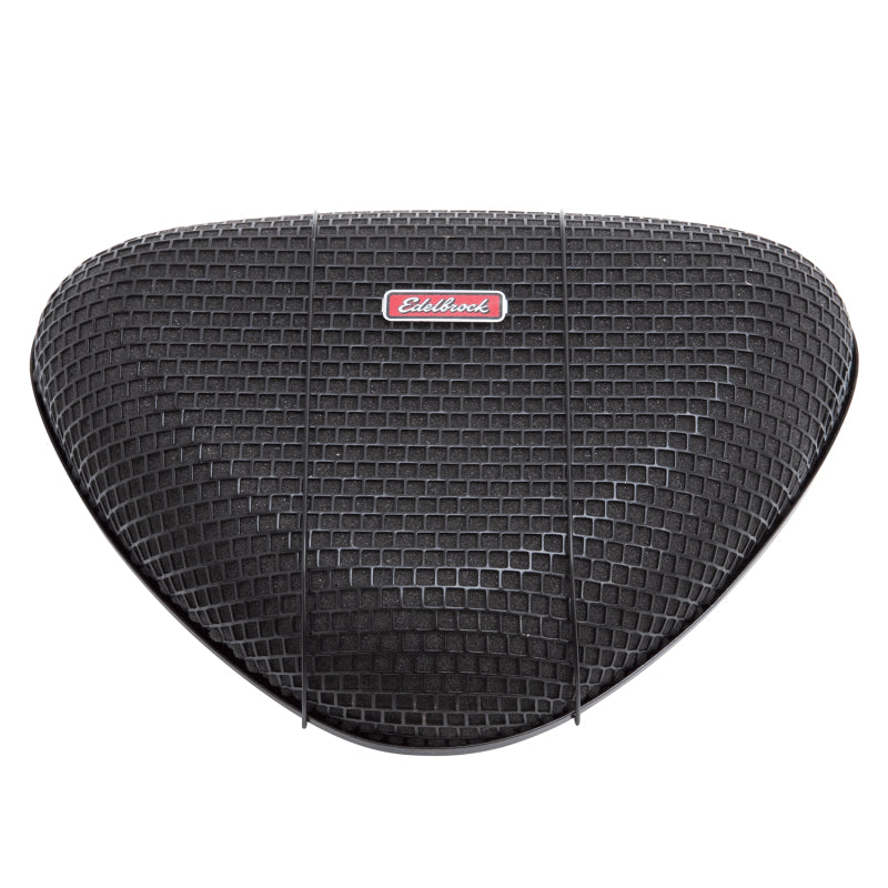 Load image into Gallery viewer, Edelbrock Air Cleaner Pro-Flo 1000 Series Triangular Steel Top 11 375In X 8 375In X 3In Black
