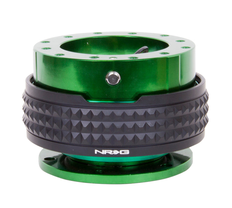 Load image into Gallery viewer, NRG Quick Release Kit - Pyramid Edition - Green Body / Black Pyramid Ring
