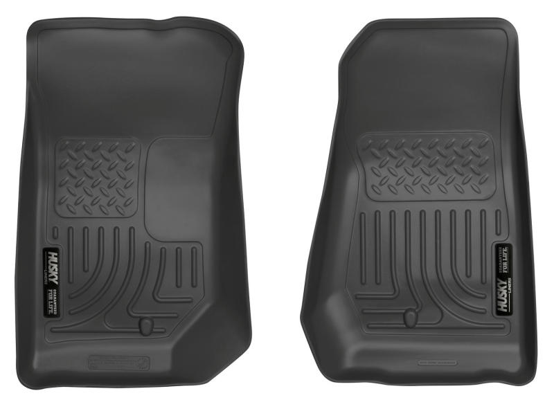 Load image into Gallery viewer, Husky Liners 07-12 Jeep Wrangler WeatherBeater Black Floor Liners
