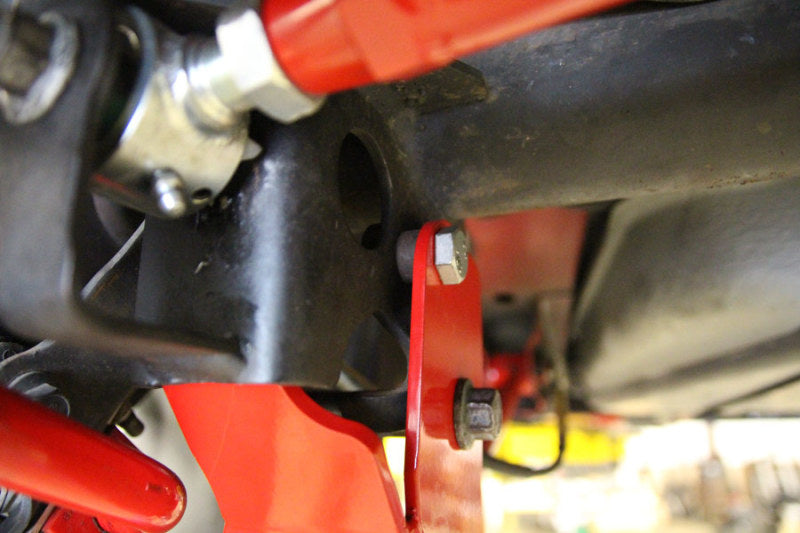 Load image into Gallery viewer, UMI Performance 05-14 Ford Mustang Rear Control Arm Relocation Brackets- Bolt In
