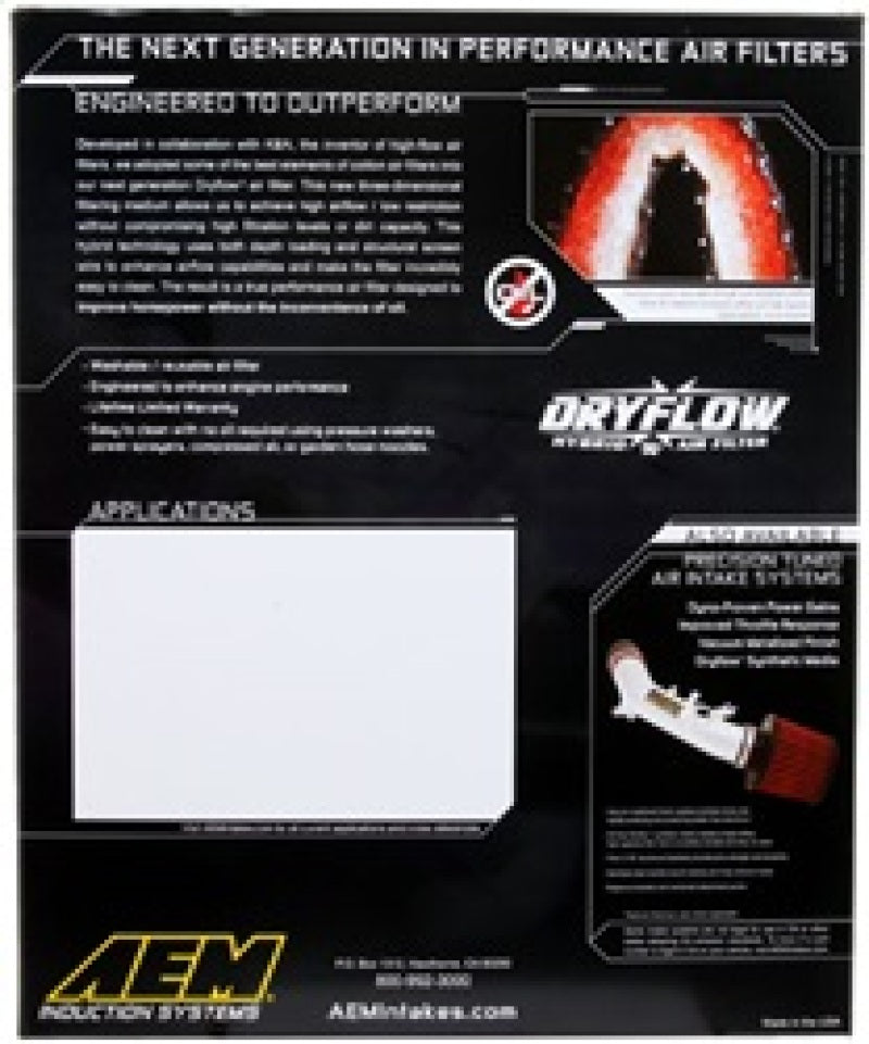 Load image into Gallery viewer, AEM 07-10 Toyota Tundra/Sequoia/Land Cruiser DryFlow Air Filter
