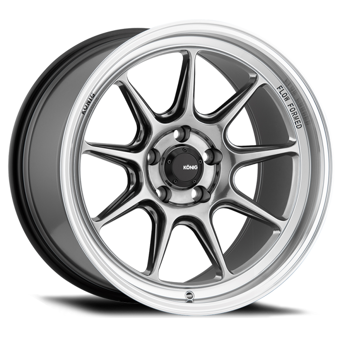 Konig Countergram 17x8 5x100 ET40 Hyper Chrome / Machined Lip