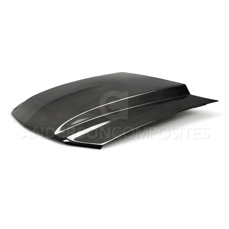 Load image into Gallery viewer, Anderson Composites 2013-2014 Ford Mustang Type-CJ Carbon Fiber Cowl Hood
