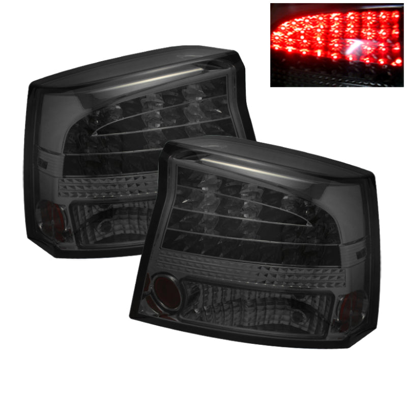 Load image into Gallery viewer, Spyder Dodge Charger 06-08 LED Tail Lights Smoke ALT-YD-DCH05-LED-SM
