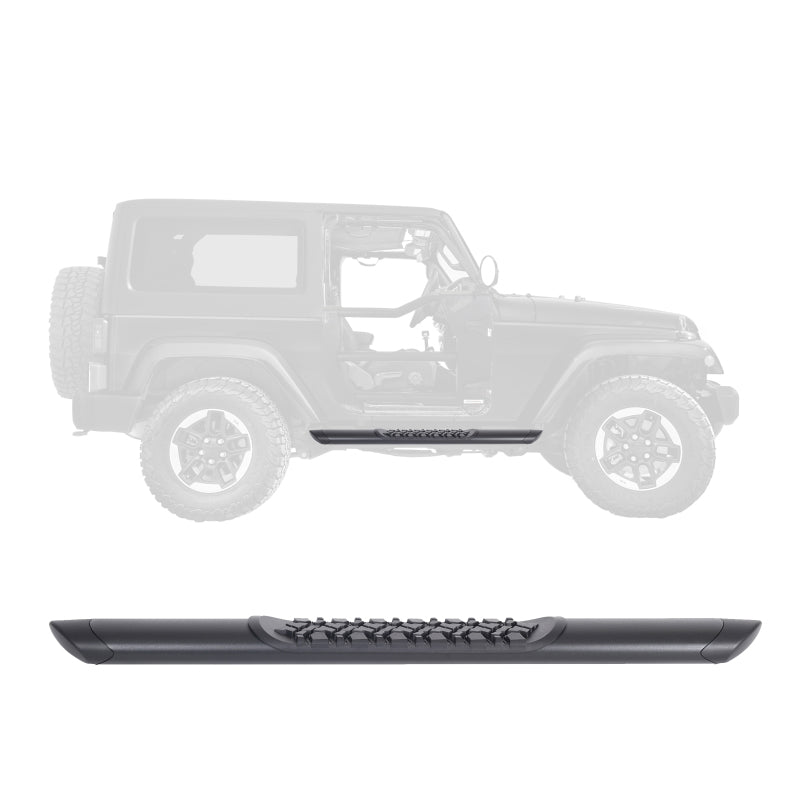 Load image into Gallery viewer, Go Rhino V-Series V3 Side Step - Universal 57in. (No Drill/Mounting Brkt Req.) - Tex. Blk
