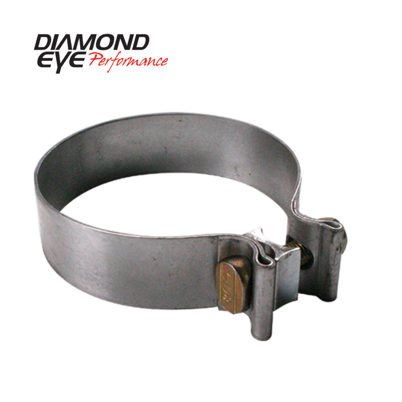 Load image into Gallery viewer, Diamond Eye CLAMP Band 3-1/2in METRIC HARDWARE 409 SS
