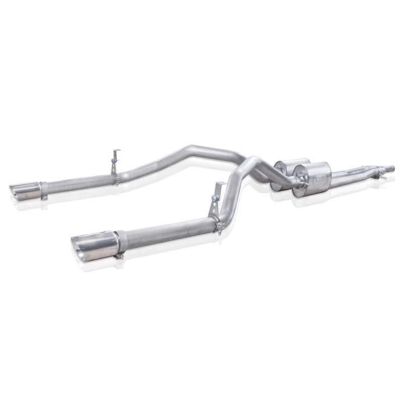 Load image into Gallery viewer, Stainless Works Chevy Silverado/GMC Sierra 2007-16 5.3L/6.2L Exhaust Y-Pipe Under Bumper Exit
