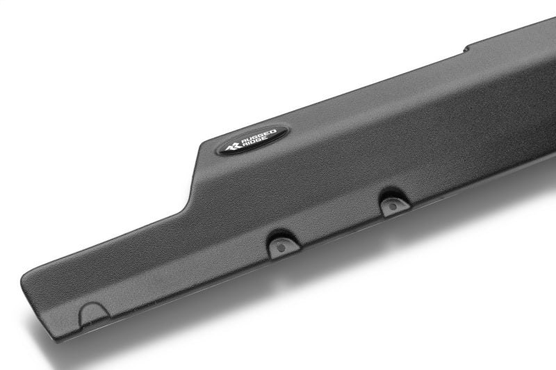 Load image into Gallery viewer, Rugged Ridge 07-18 Jeep Wrangler (JKU) Rocker Pnl/Sill Plate Cvr 4dr. Rocker Guard Pair - Tex. Blk
