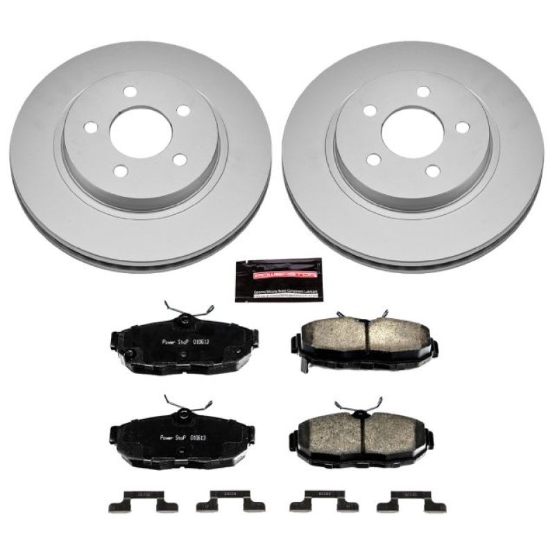 Load image into Gallery viewer, Power Stop 2012 Ford Mustang Rear Z17 Evolution Geomet Coated Brake Kit
