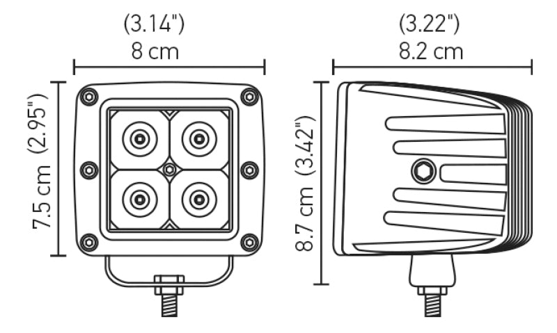 Load image into Gallery viewer, Hella HVF Cube 4 LED Off Road Kit
