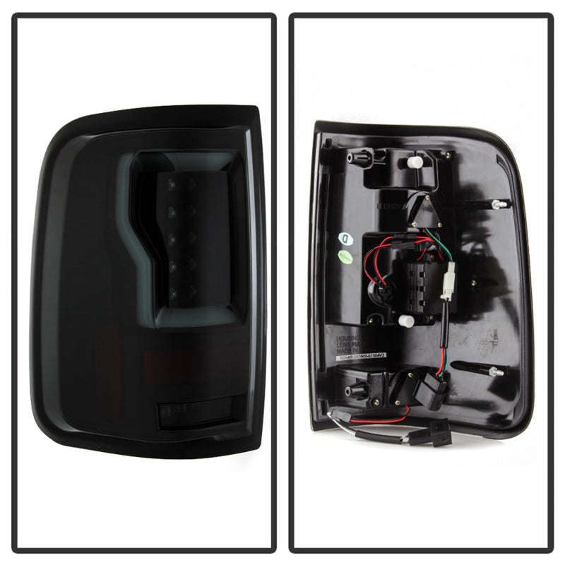 Load image into Gallery viewer, Spyder Ford F150 04-08 Styleside Tail Light V2 - LED - Black Smoke ALT-YD-FF15004V2-LBLED-BSM
