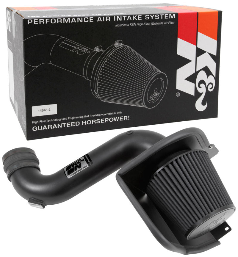 Load image into Gallery viewer, K&amp;N 07-10 GMC Sierra 2500/3500 6.6L V8 Blackhawk Performance Intake Kit
