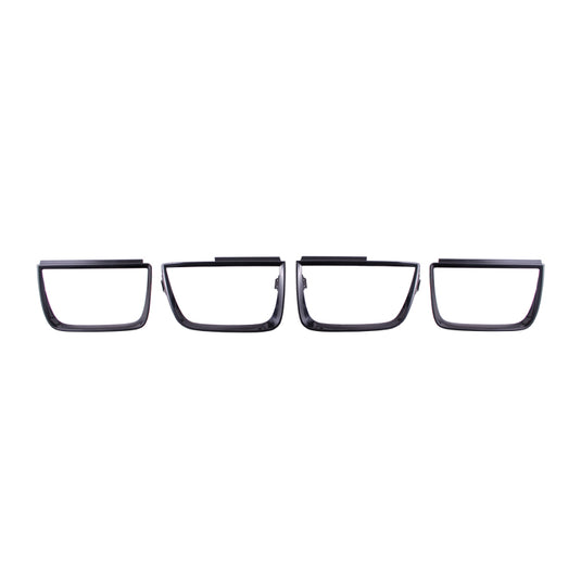 ANZO 2010-2013 Chevrolet Camaro Taillight Bezels - 4pc Gloss Black