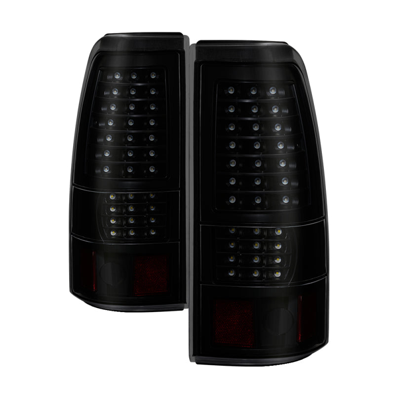 Load image into Gallery viewer, xTune 03-06 Chevrolet Silverado 1500 LED Tail Lights - Black Smoke (ALT-JH-CSIL03-LED-BSM)
