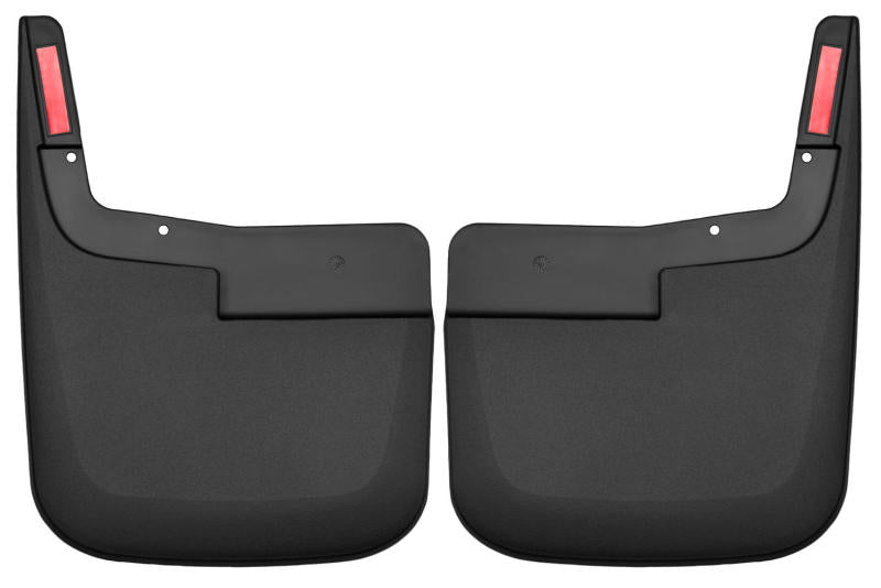 Load image into Gallery viewer, Husky Liners 2015 Ford F-150 w/o Fender Flares Mud Guards Black Front Mud Guards
