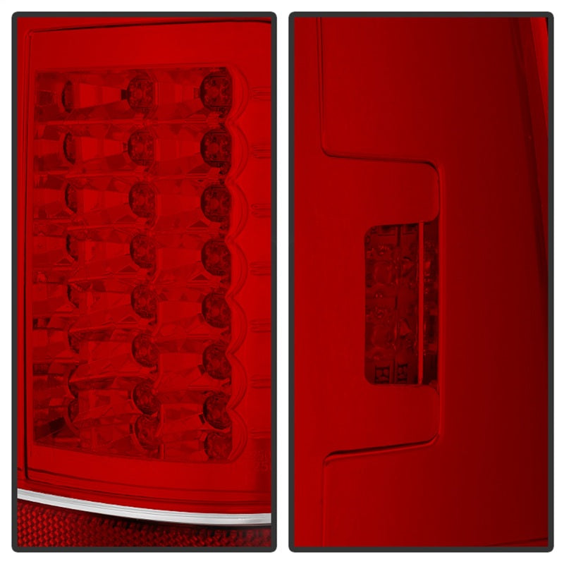 Load image into Gallery viewer, Spyder Ford F150 Styleside 97-03/F250 Version 2 LED Tail Lights Red Clear ALT-YD-FF15097-LED-G2-RC

