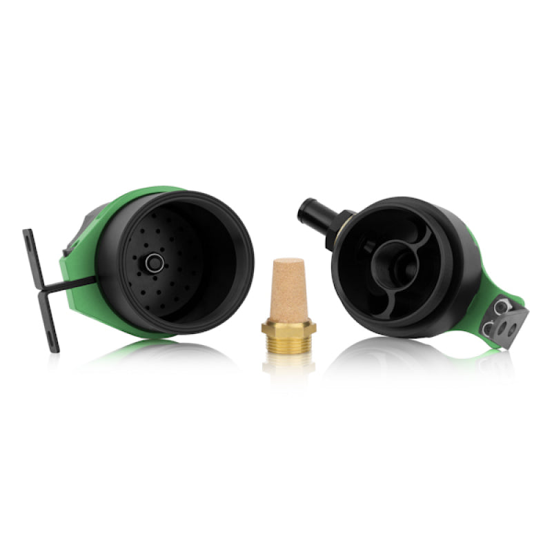 Load image into Gallery viewer, Mishimoto Universal Baffled Oil Catch Can - Green
