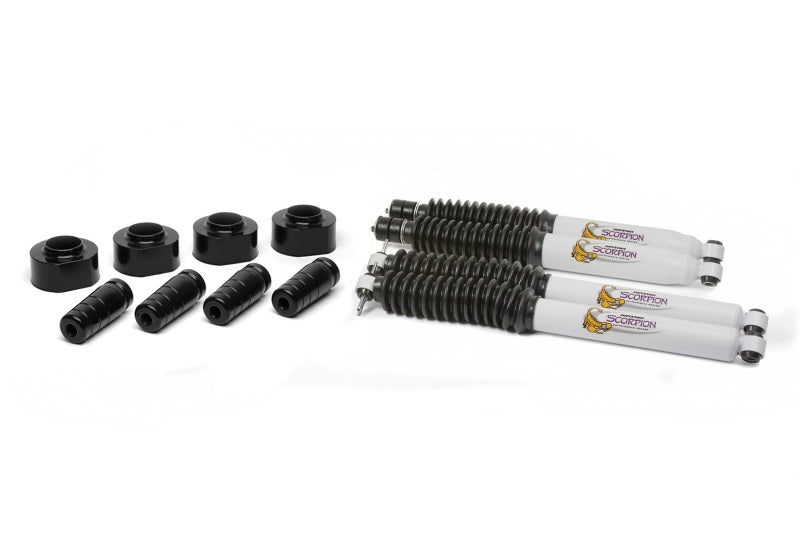 Load image into Gallery viewer, Daystar 1997-2006 Jeep Wrangler TJ 4WD- 1 3/4in Suspension Lift Kit &amp; Scorpion Shocks
