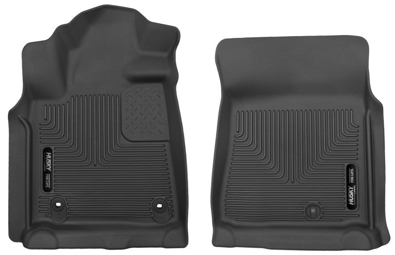 Load image into Gallery viewer, Husky Liners 12-14 Toyota Tundra Pickup(Crew / Ext / Std Cab) X-Act Contour Black Front Floor Liners
