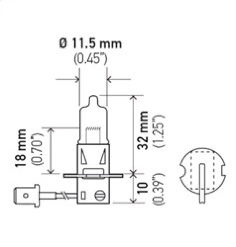 Load image into Gallery viewer, Hella Bulb H3 12V 55W Pk22S T325 Heavy Duty
