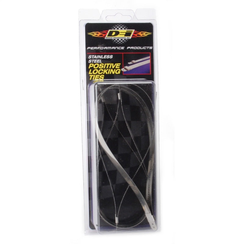 Load image into Gallery viewer, DEI Stainless Steel Positive Locking Tie 1/2in (12mm) x 14in - 4 per pack
