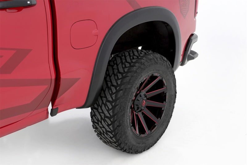 Load image into Gallery viewer, Lund 19-21 Chevy Silverado 1500 SX-Sport Smooth Elite Series Rear Fender Flares - Black (2 Pc.)
