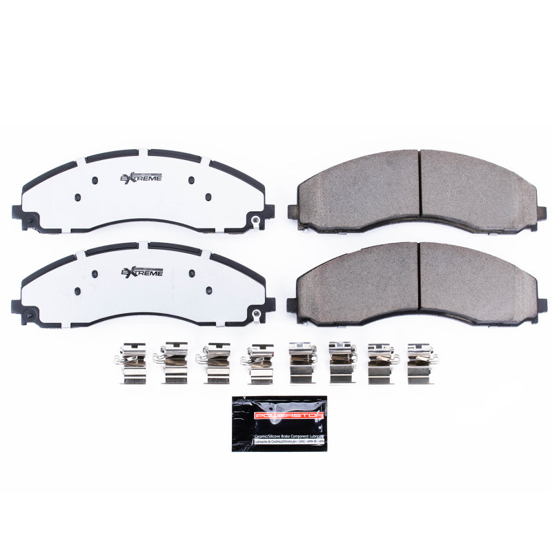 Load image into Gallery viewer, Power Stop 17-19 Ford F-450 Super Duty Rear Z36 Truck &amp; Tow Brake Pads w/Hardware
