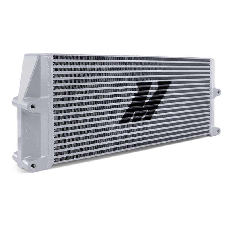 Load image into Gallery viewer, Mishimoto Heavy-Duty Oil Cooler - 17in. Same-Side Outlets - Silver
