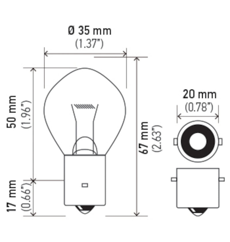 Load image into Gallery viewer, Hella Bulb 660 12V 60W Ba20S B11
