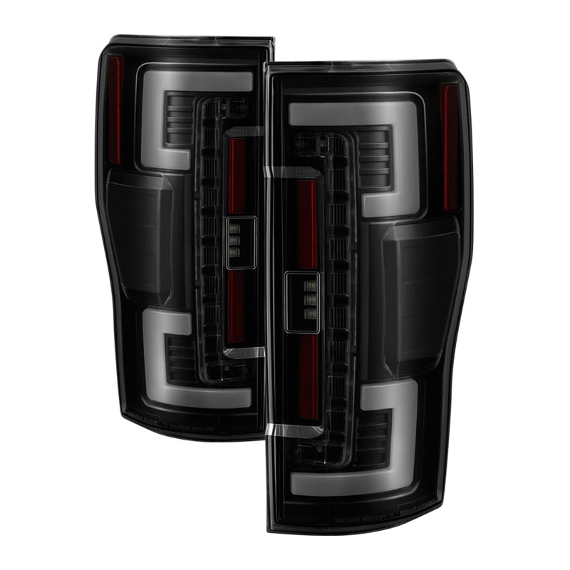Load image into Gallery viewer, Spyder 17-18 Ford F-250 Super Duty (Excl LED Models) LED Tail Lights - Blk Smk (ALT-YD-FS17-LED-BSM)
