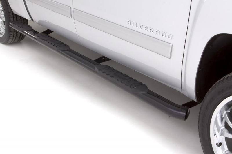 Load image into Gallery viewer, Lund 07-17 Toyota Tundra Access Cab (6.5ft. Bed) 5in. Oval WTW Steel Nerf Bars - Black
