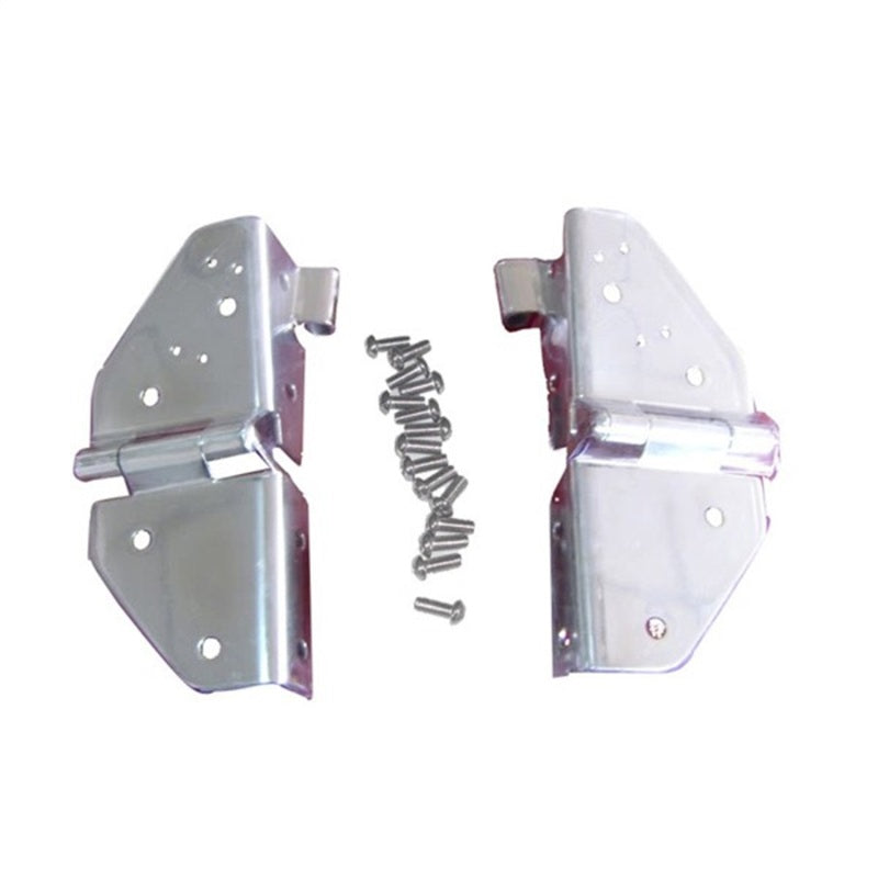 Load image into Gallery viewer, Rugged Ridge 76-95 Jeep CJ / Jeep Wrangler Stainless Steel Windshield Hinges
