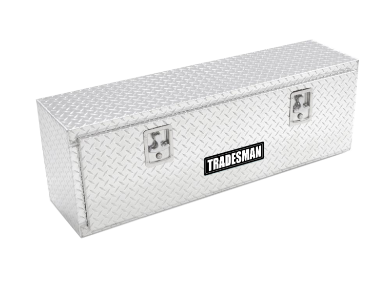 Load image into Gallery viewer, Tradesman Aluminum Top Mount L-Wing Box (60in.) - Brite
