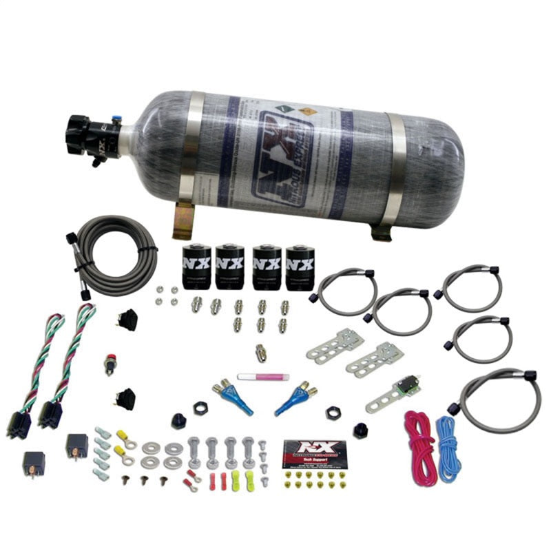 Load image into Gallery viewer, Nitrous Express Ford EFI Dual Stage Nitrous Kit (50-150HP x 2) w/Composite Bottle
