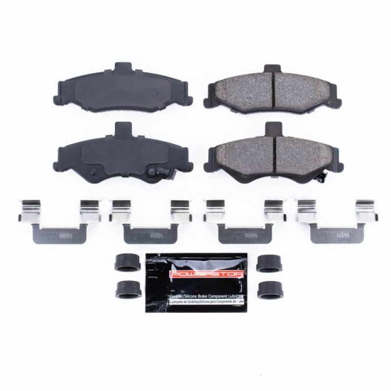 Load image into Gallery viewer, Power Stop 98-02 Chevrolet Camaro Rear Z23 Evolution Sport Brake Pads w/Hardware
