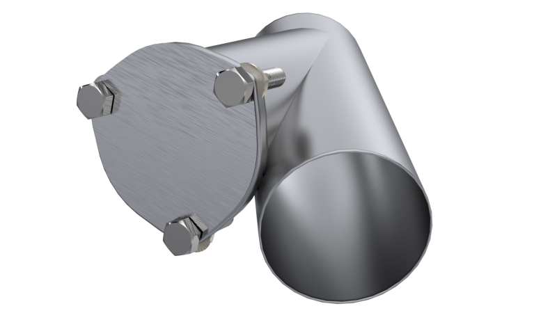 Load image into Gallery viewer, QTP 4in Weld-On QTEC Exhaust Cutout Y-Pipe
