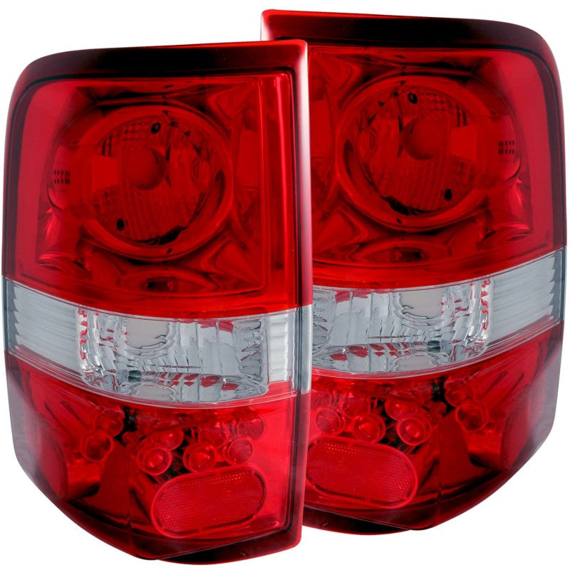 Load image into Gallery viewer, ANZO 2004-2008 Ford F-150 Taillights Red/Clear - LED Style
