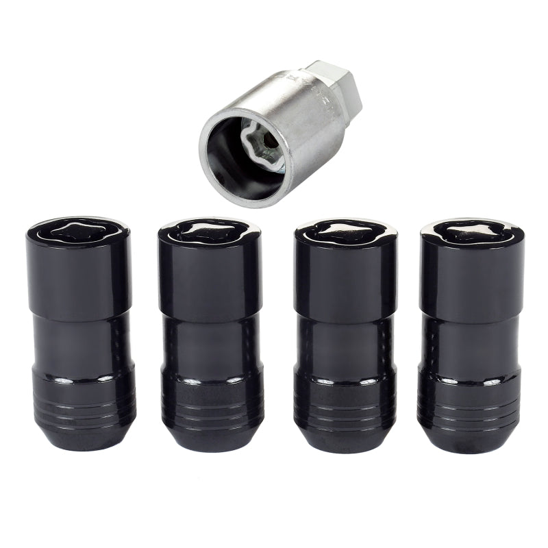 Load image into Gallery viewer, McGard Wheel Lock Nut Set - 4pk. (Cone Seat) M14X1.5 / 21mm &amp; 22mm Dual Hex / 1.965in. L - Black
