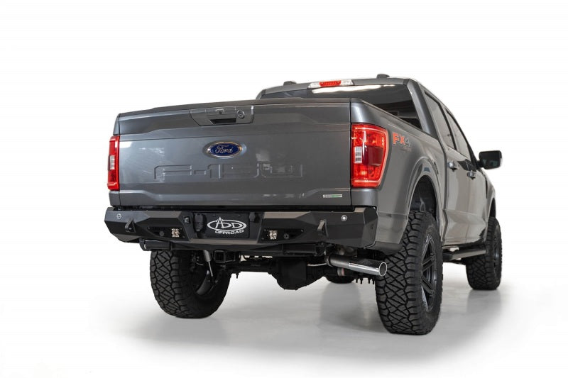 Load image into Gallery viewer, Addictive Desert Designs 2021 Ford F-150 Stealth Fighter Rear Bumper w/ Back up Sensors
