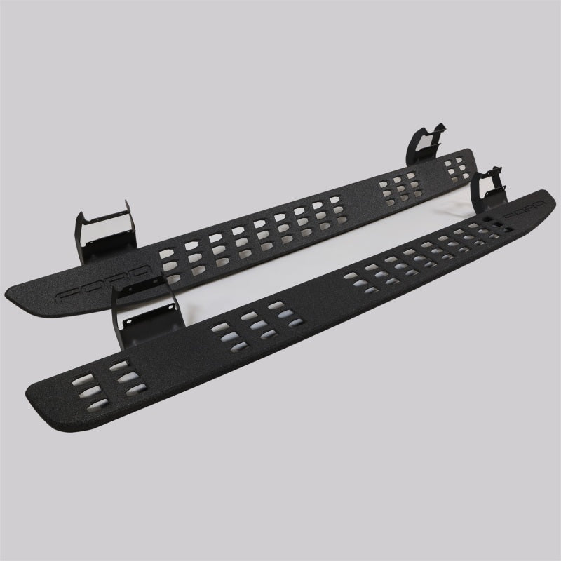 Load image into Gallery viewer, Ford Racing 15-21 Ford F-150 Crew Cab / 17-21 F-Super Duty Crew Cab Rock Slider Steps
